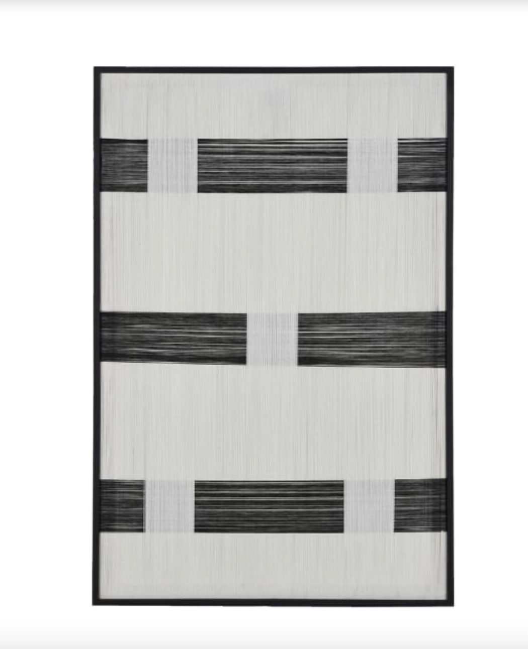 Black and White Woven Picture, H120 X W80CM