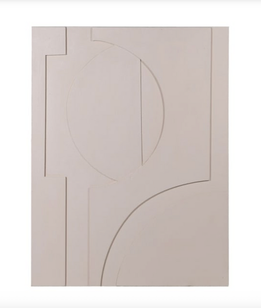 Beige Abstract Canvas,H120 X W90CM