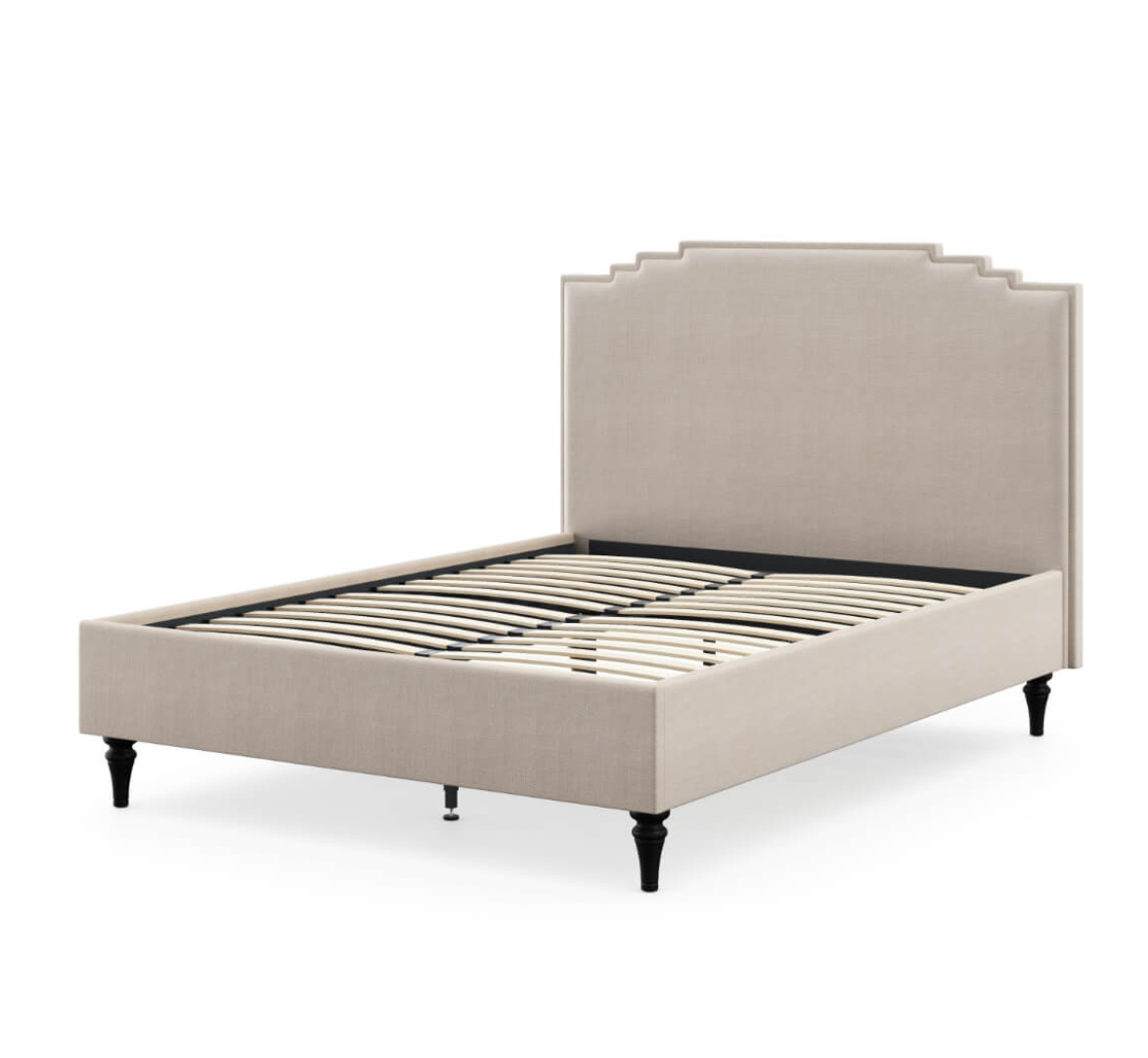 Wooster King Bed, Natural 214 X 161 X 132cm