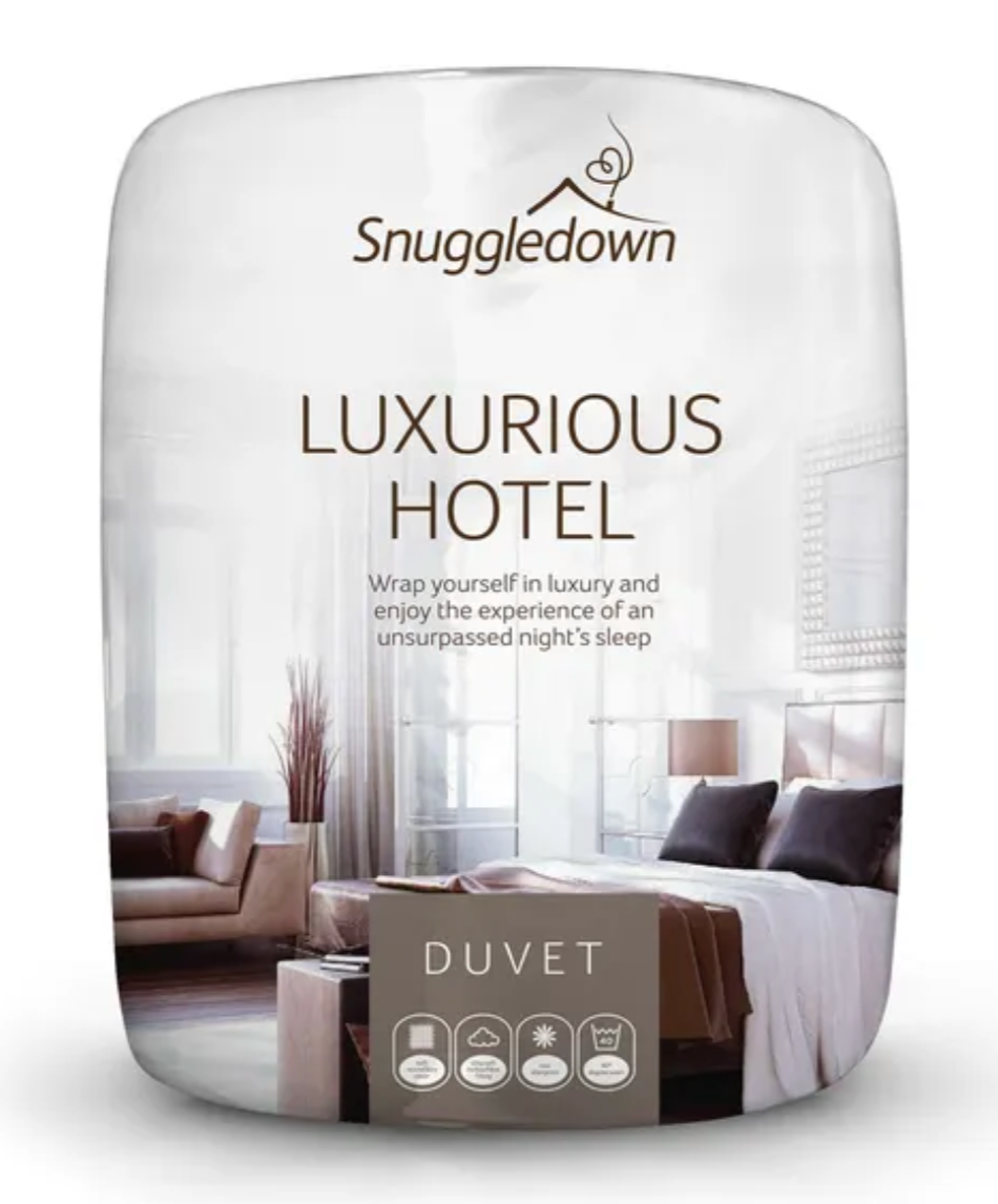 Snuggledown Luxurious Hotel 10.5 Tog Duvet, W225c x L220cm