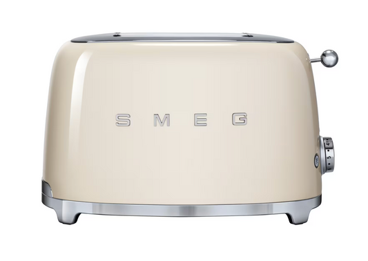 Smeg TSF01 2-Slice Toaster, Cream