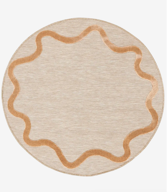 Svirla Rug - Beige Ø 150