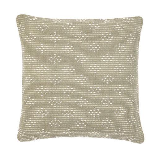 Lanzo Woven Cushion Sage 45X45CM