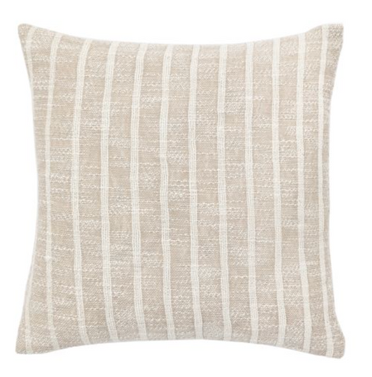 Melford Stripe Cushion Sand 45 x 45CM