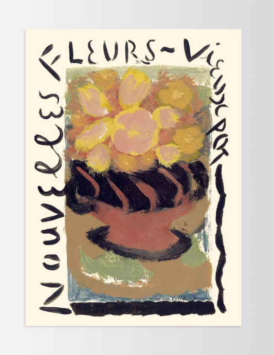 Max Ososki, Nouvelles Fleurs 30 X 40 CM