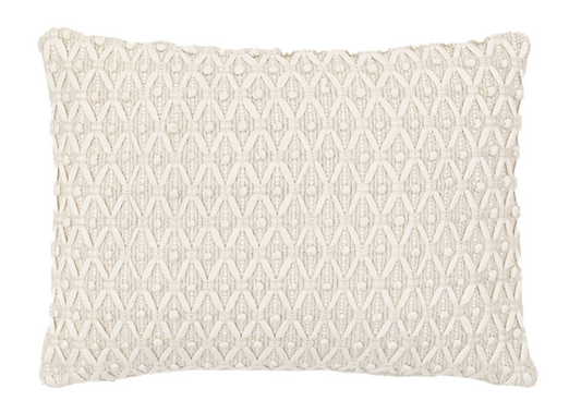 Cheslyn Woven Cushion Cream 50 X 35CM