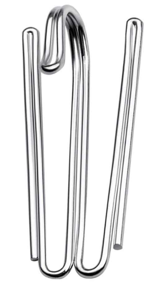40 Pack Metal Curtain Hooks Pinch Pleat