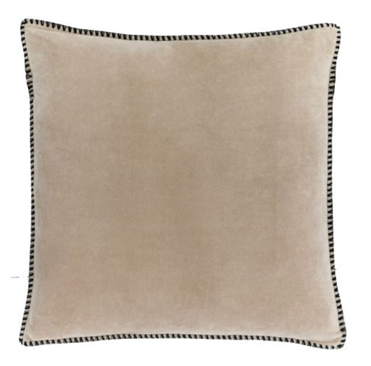 Nico Velvet Cushion, Taupe 50 X 50CM