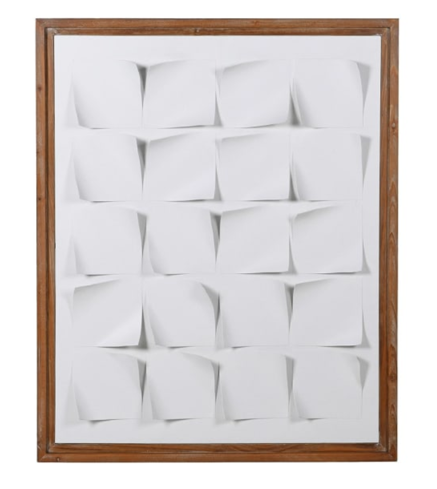 Chalk White 3D Wall Art, 80 X 10 CM