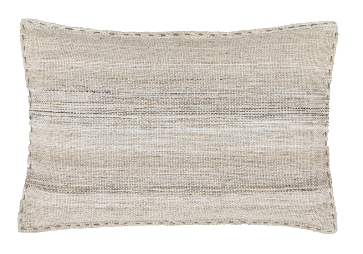 Cardinham Stitched Cushion Ecru 60 X 40 CM