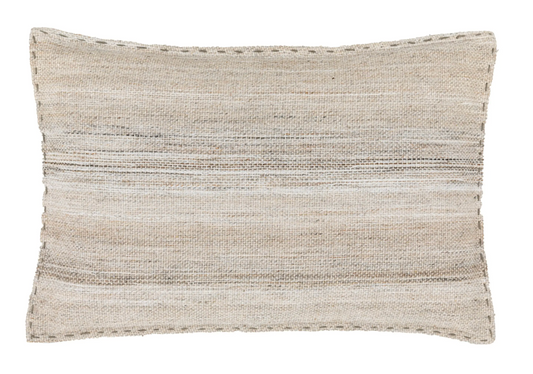 Cardinham Stitched Cushion Ecru 60 X 40 CM