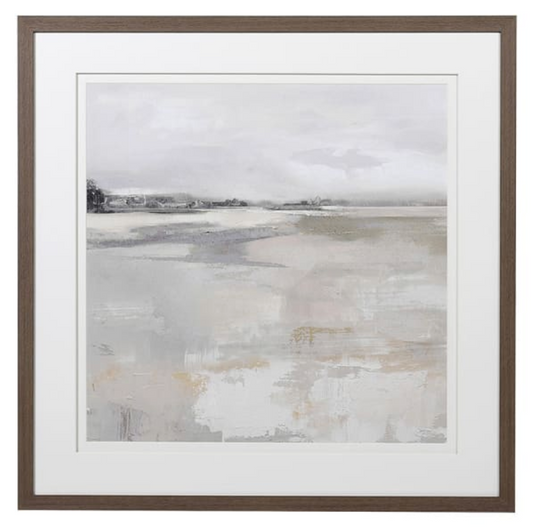 Mist Over Water Framed Picture - 81 X 81 CM