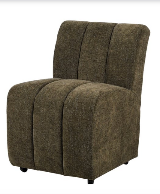 Moss Green Club Chair, 78 X 50 X 72 CM