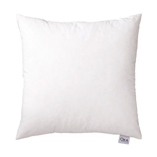 Duck Feather-Filled Cushion Pad 58x58cm - White