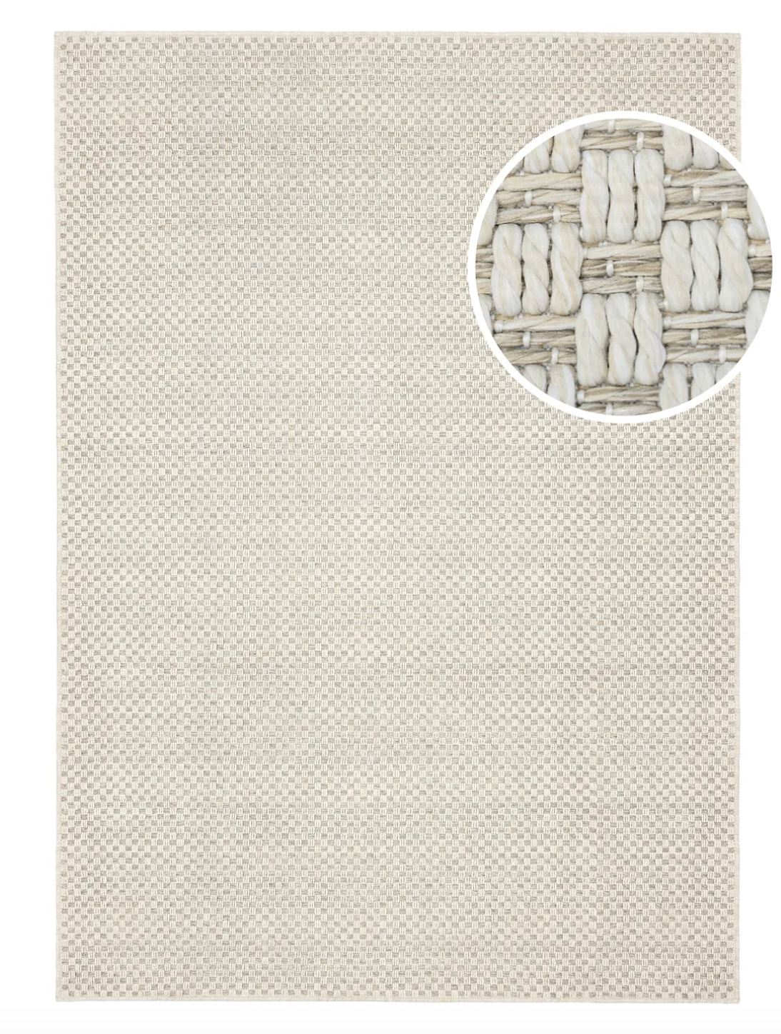 Benni - Beige / White Rug 200 x 300 cm