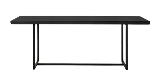Forden Dining Table, Black W220 X D90 X H75CM