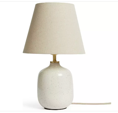 Habitat Aquilla Ceramic Table Lamp - Cream & Beige