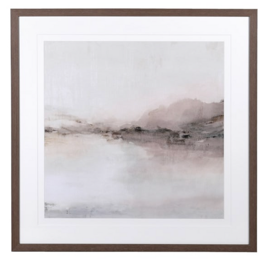 Morning Mist Framed Picture - H81 X W81 CM