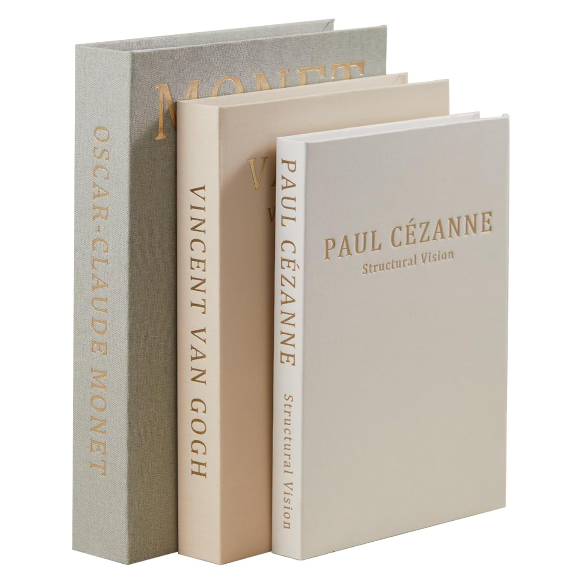 Aesthetic Decorative Books - Coffee Table Books, Set of 3