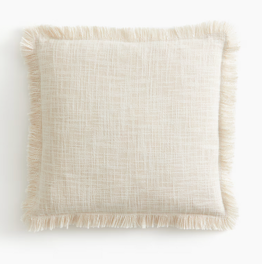 Slub weave cushion cover, 50 X 50 CM