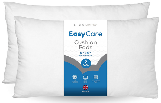 Linens Limited - Cushion Insert 40cm x 60cm, White 2 Packs