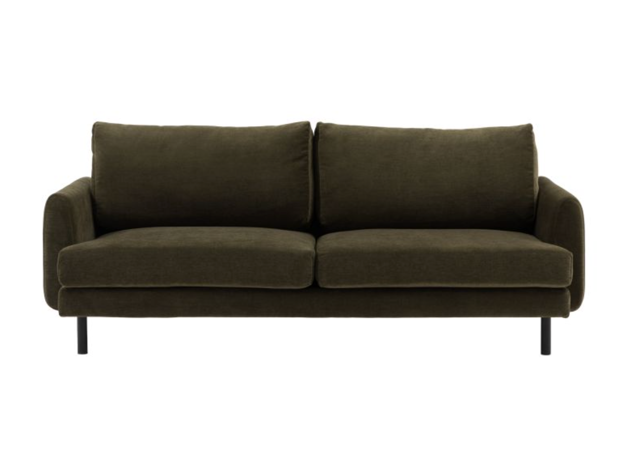 Clerkenwell Sofa 4 Seater - Verona Seaweed, W212 X D93 X H80CM