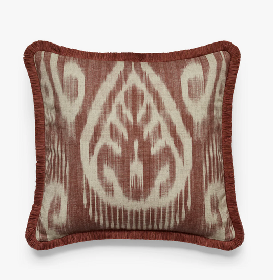Lillian Cushion Cover - Warm Red, 51 X 51 CM