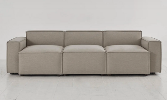 Model 03 3-Seater Sofa, Pumice - W254 X H71 X D92 CM