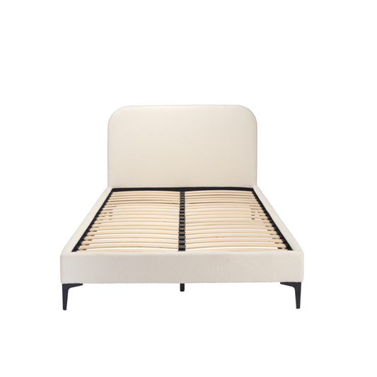 Albany Ivory King Bed, D214.5 x W160 x H114