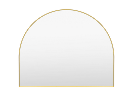 Holworth Overmantle Mirror, Gold - W110 X D3.5 X H90CM