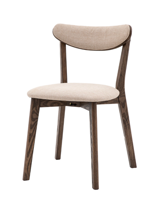 Hatfield Dining Chair, Smoked - W52 X D53.5 X H81.5 CM