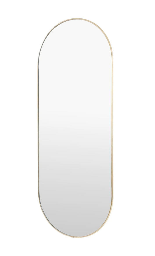 Highline Elipse Mirror Brass - W40 X D2 X H100CM