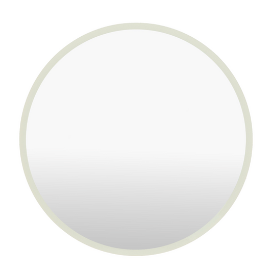 Bistro Round Mirror, Porcelain - W80 X D2.3 X H80CM