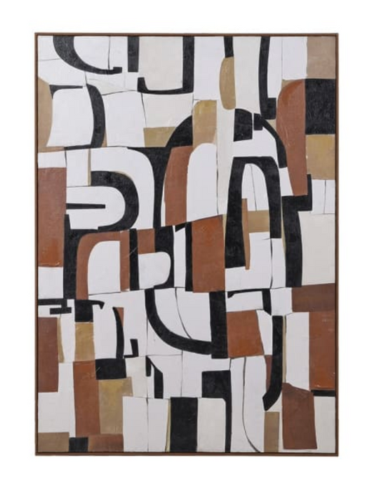Heavy Textured Art - H40 X W100 CM