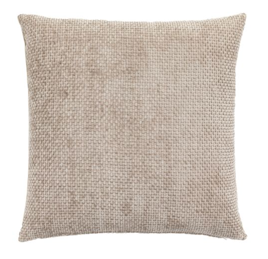 Basketweave Chenille Cushion, 45 X 45 CM