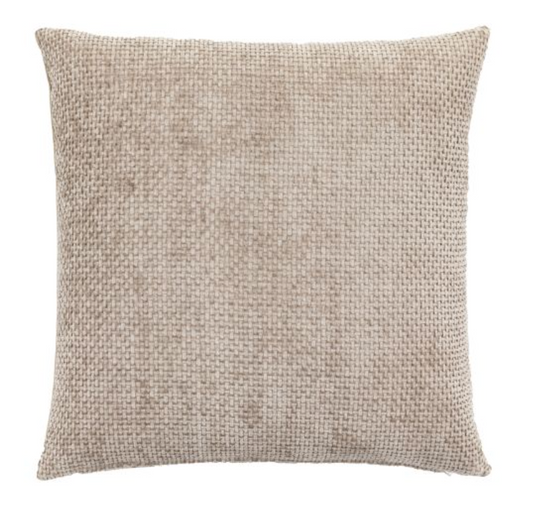 Basketweave Chenille Cushion, 45 X 45 CM