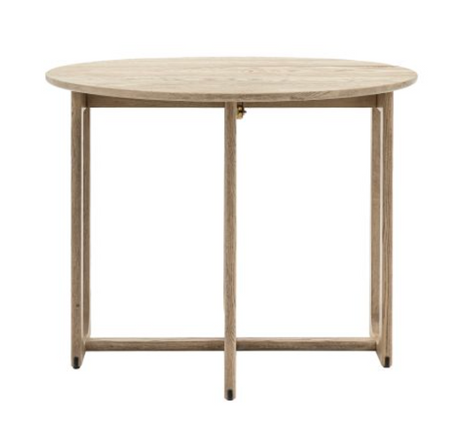 Craft Folding Dining Table, Smoked - W100 X D100 X H75CM