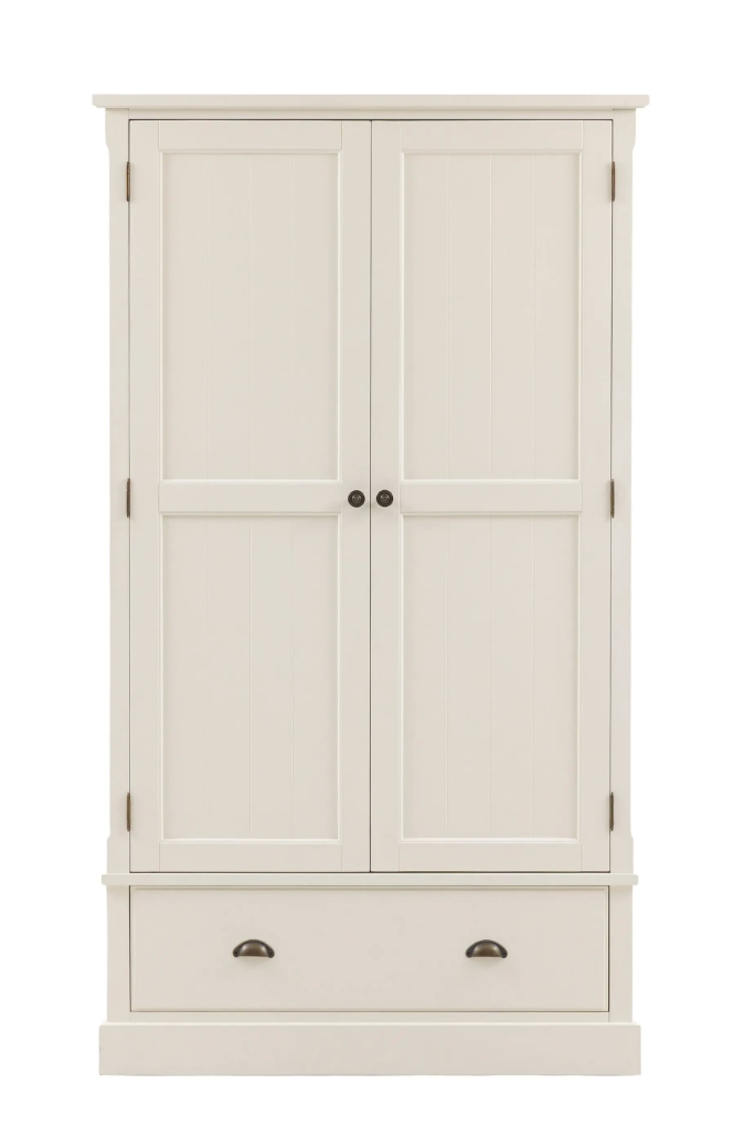 Eton Wardrobe White, W108 X D58 X H190CM