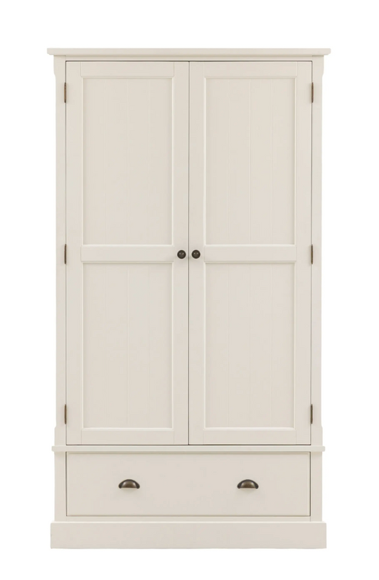 Eton Wardrobe White, W108 X D58 X H190CM