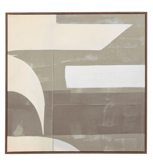 Concreta Abstract Framed Canvas, W80 X H80 CM