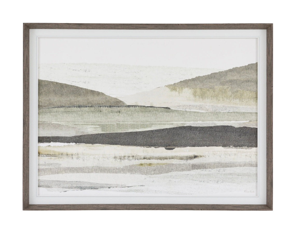 Morning Mirage Framed Canvas - W119 X H89 CM