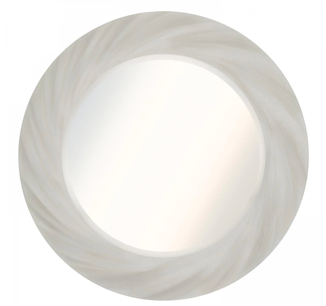 Barley Twist Mirror Off White - W70 X H70CM