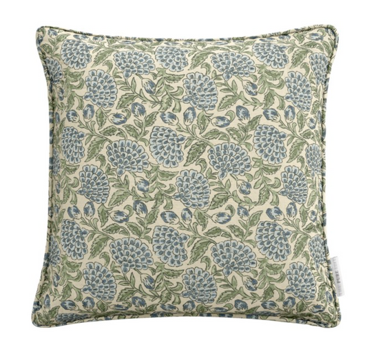 Erisha Indigo Cushion 43cm x 43cm
