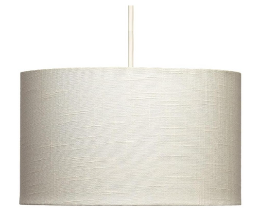 Britalia Cotton Cream Linen Lamp Shade, 30cm