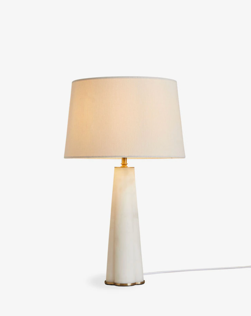White Verona Table Lamp