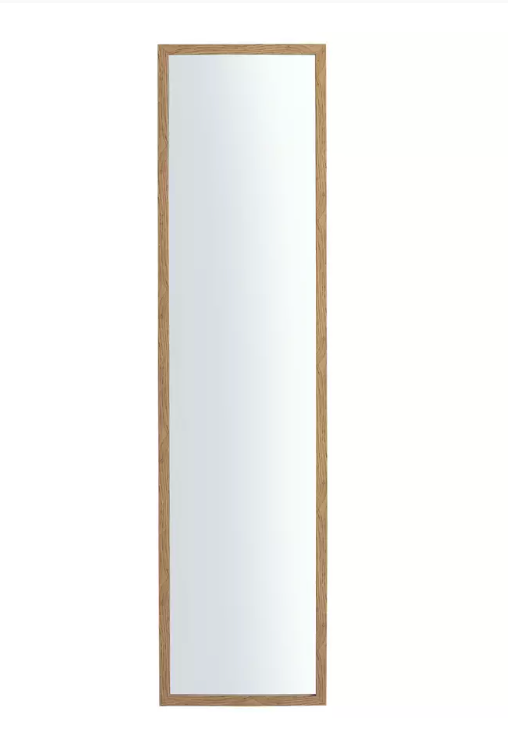 Home Essentials Oak Full Length Wall Mirror -120x30cm