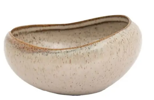 Speckle Glaze Bowl Oatmeal (4pk) White