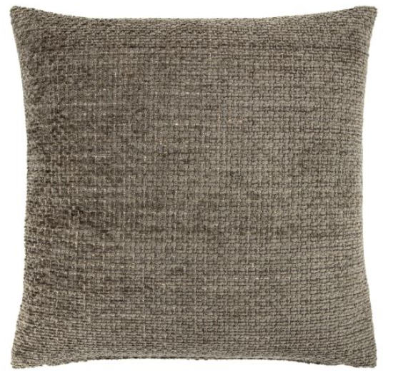 Chenille Cushion Olive 550x550mm Poly