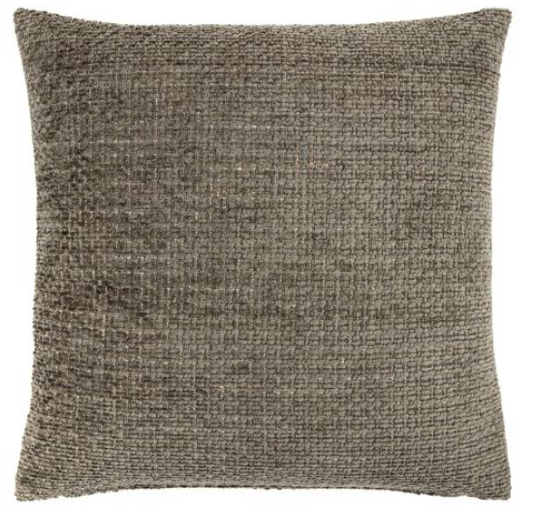 Chenille Cushion Olive 550x550mm Poly