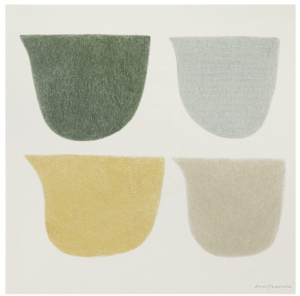 Emma Lawrenson, Sitting Quietly (50x50 cm)